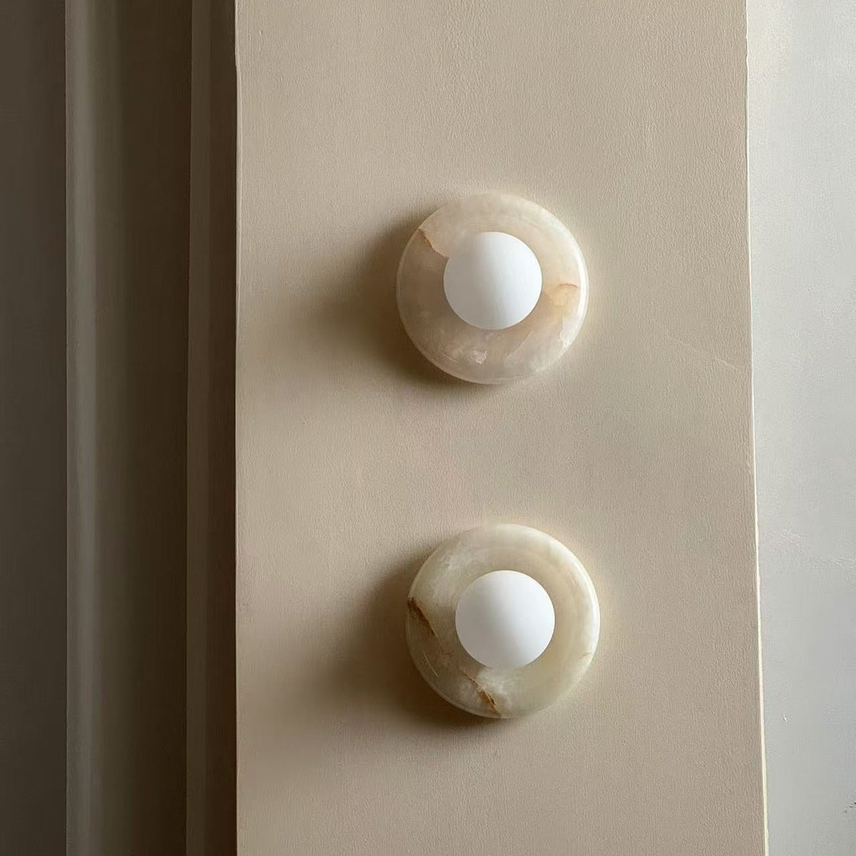 Hako Applique Murale Intérieure en Marbre - Neutralighting