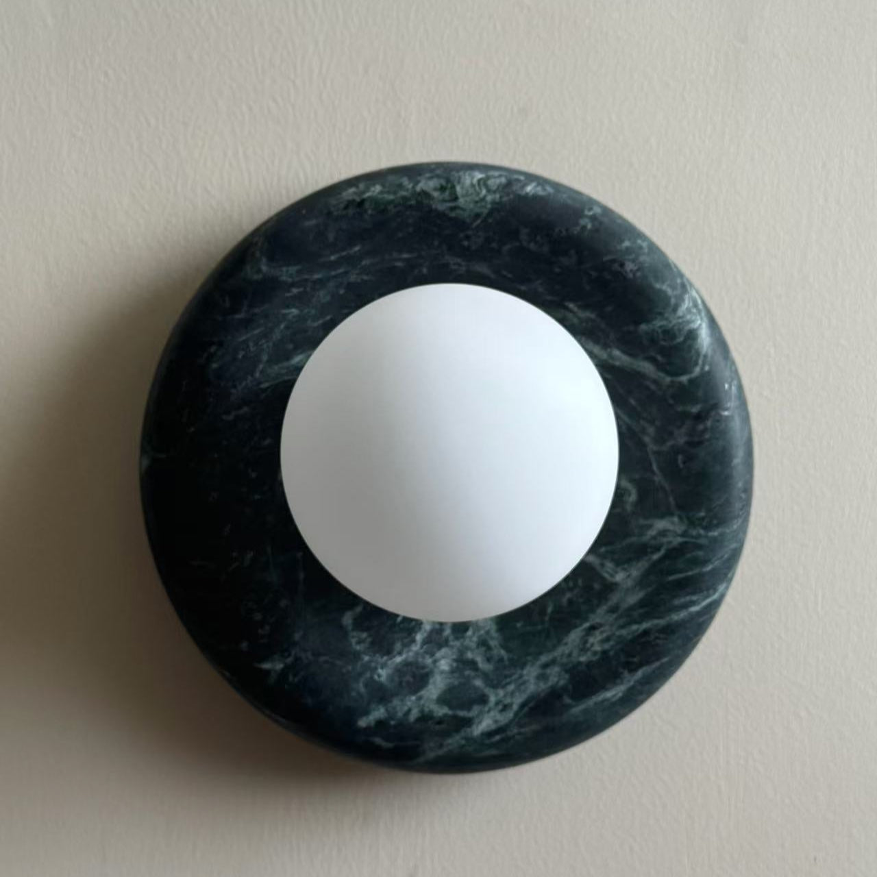 LED Wall Sconce Marble and Glass Indoor Lamp | Hako Style | Integrated G9 Base for Soft Ambient Lighting 110-240V Hardwired