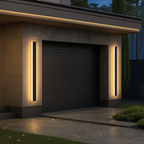 Outdoor LED Wall Lamp – Linear Minimalist Architectural Exterior Design