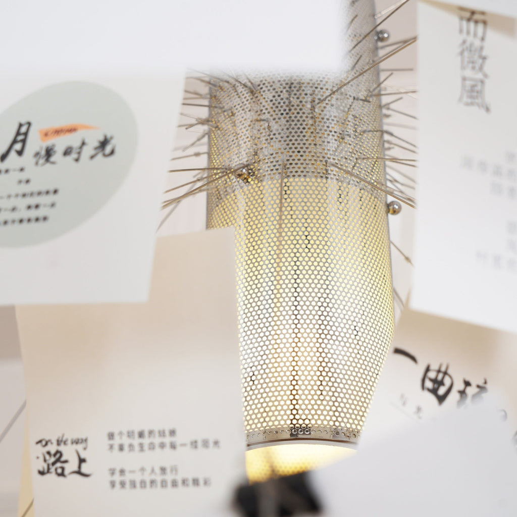 Paper Chandelier Stainless Steel Pendant Light | Customizable DIY Design with A5 Paper Sheets | Multi Pattern Interior Light