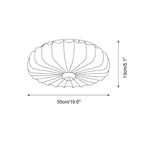 Japanese Fabric Ceiling Light