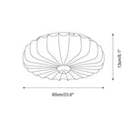 Japanese Fabric Ceiling Light
