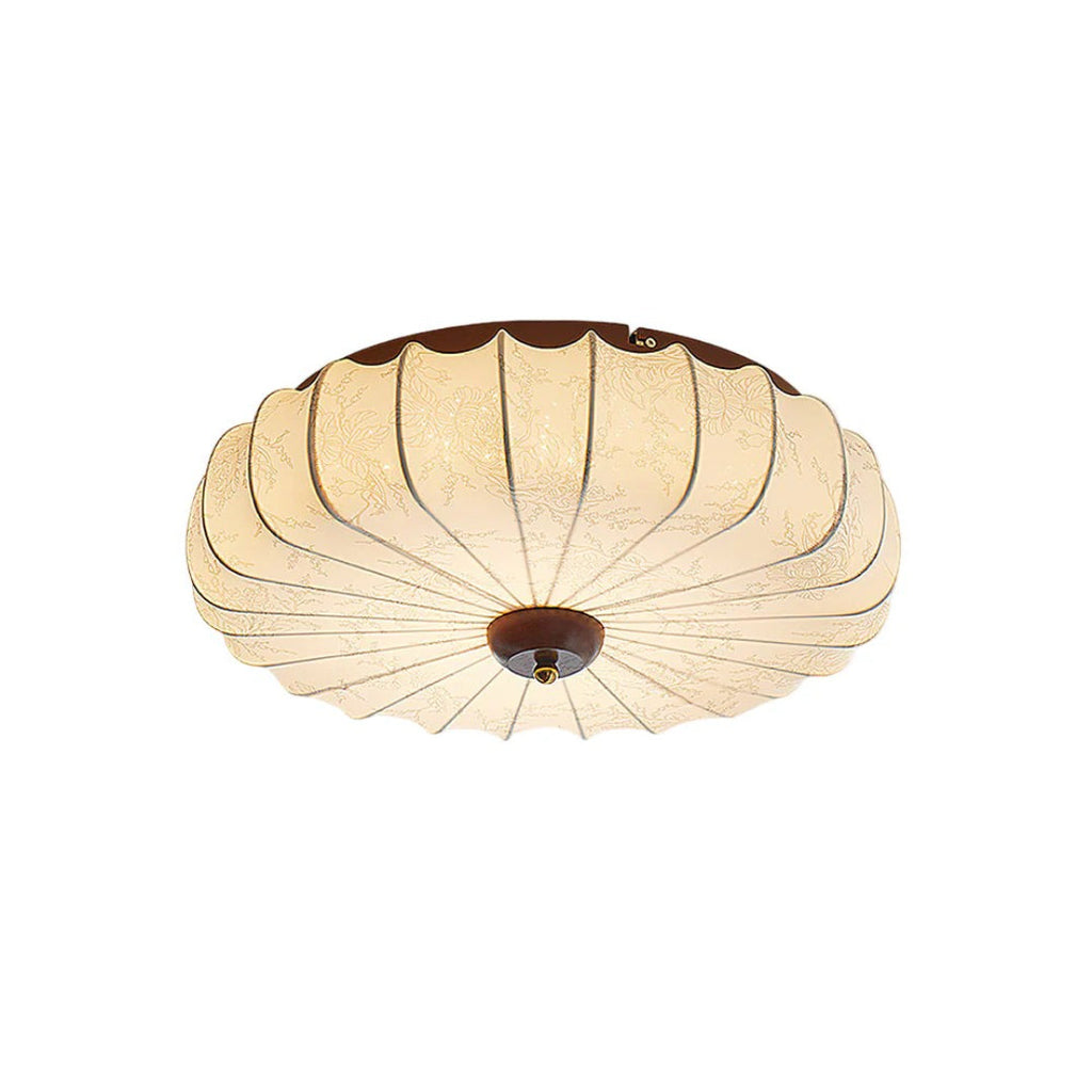Japanese Fabric Ceiling Light
