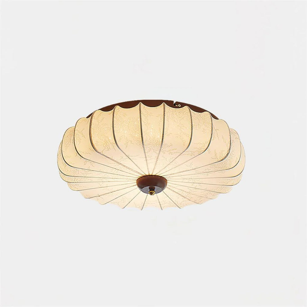 Japanese Fabric Ceiling Light