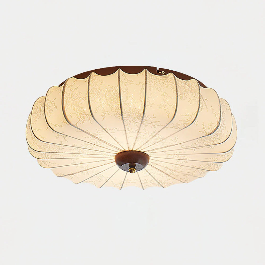 Japanese Fabric Ceiling Light