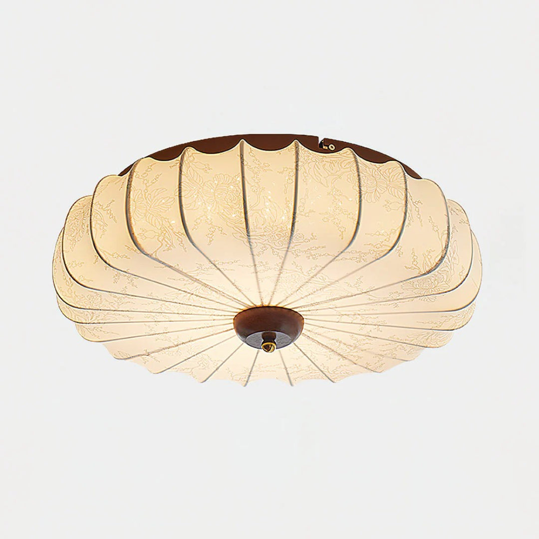 Japanese Fabric Ceiling Light