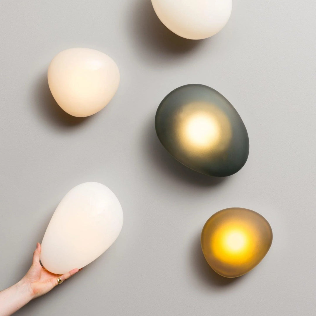 Oval Glass Wall Light