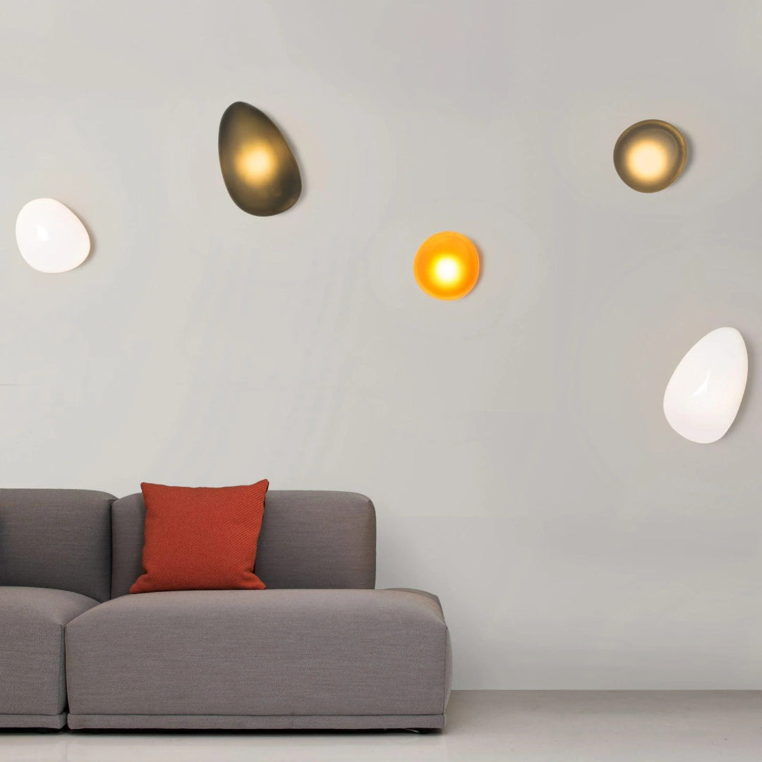 Oval Glass Wall Light