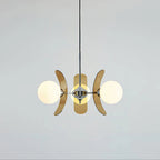 Mid-Century Glass Pendant Light
