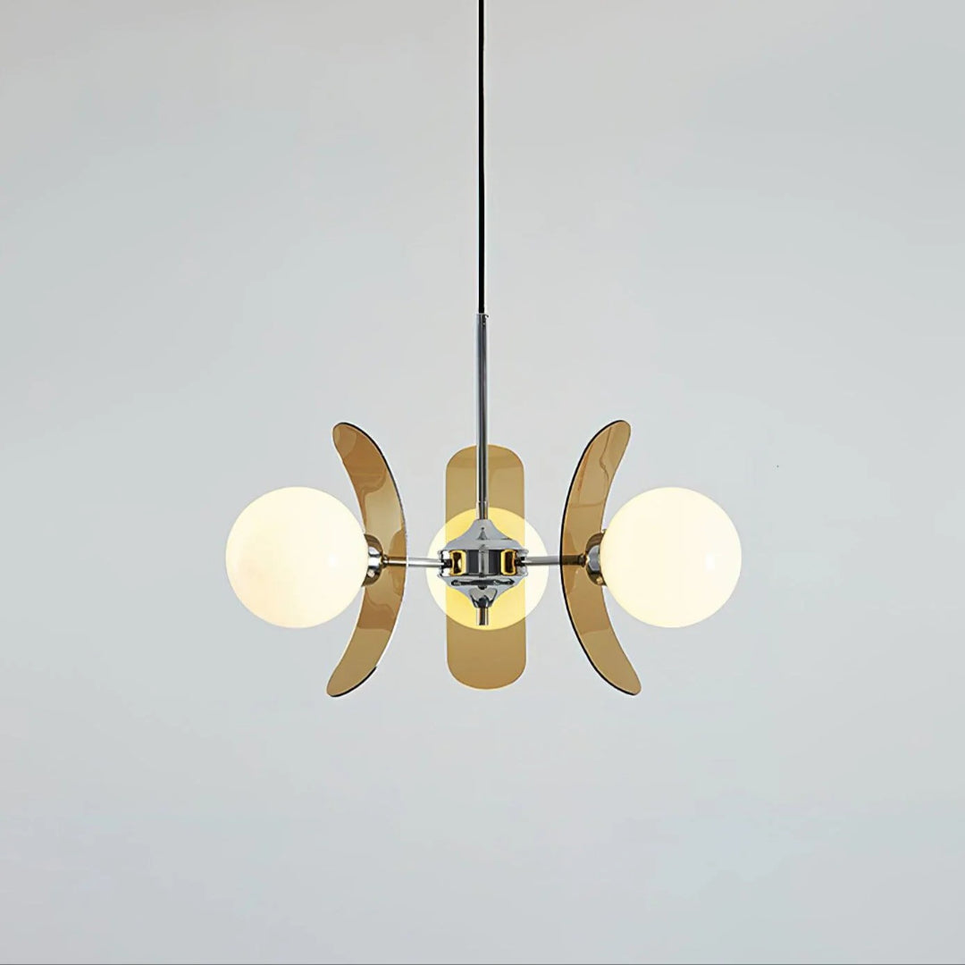 Mid-Century Glass Pendant Light