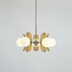 Mid-Century Glass Pendant Light