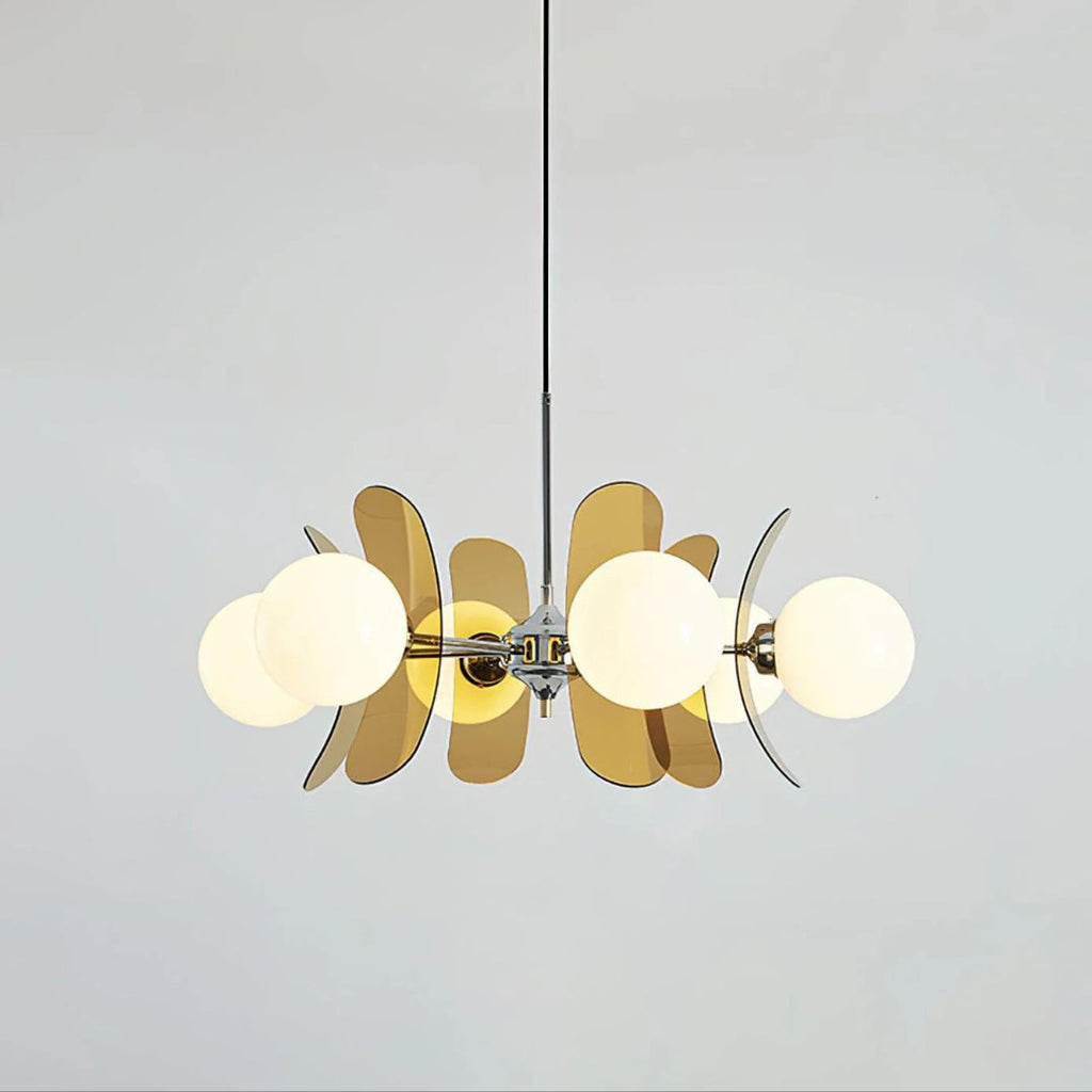 Mid-Century Glass Pendant Light
