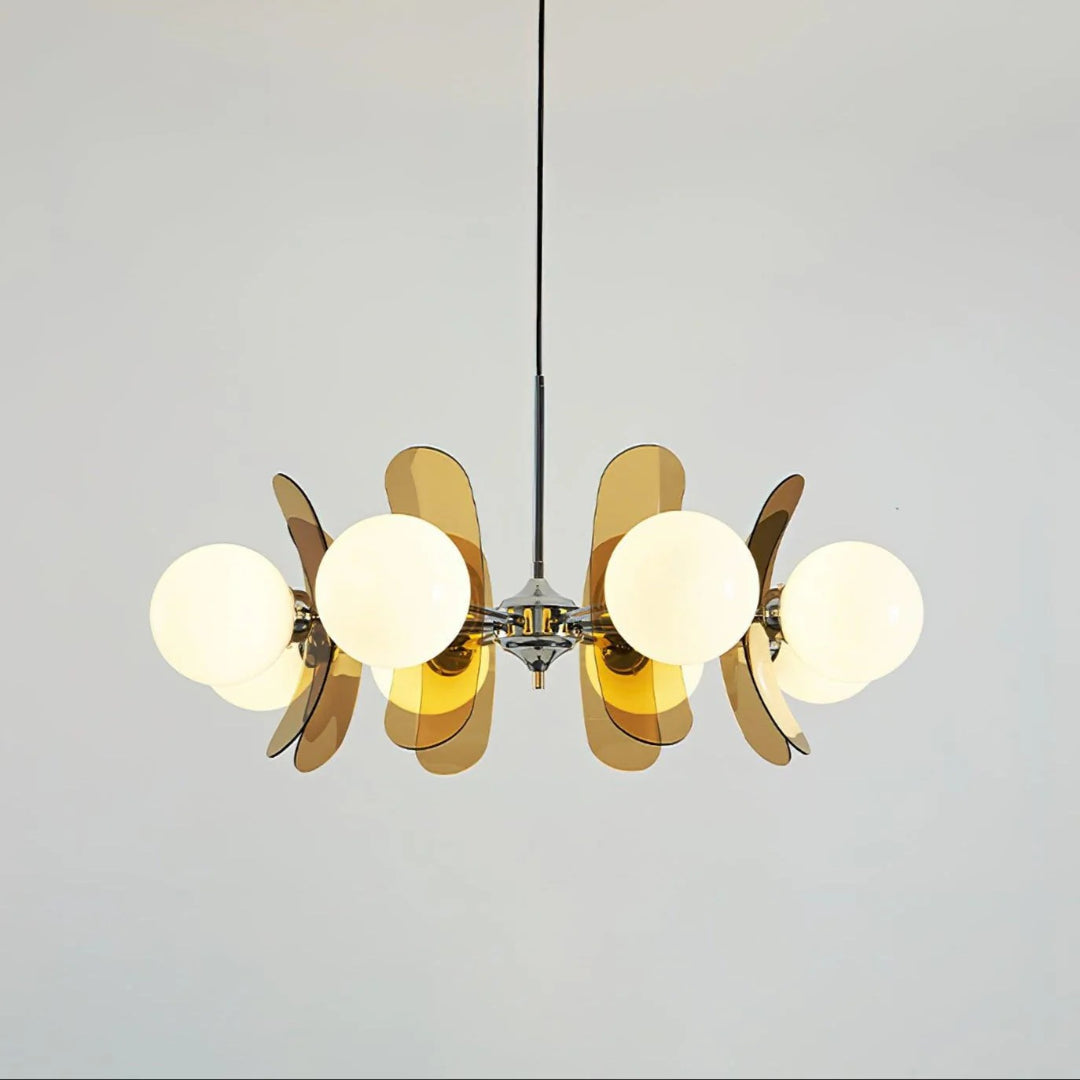 Mid-Century Glass Pendant Light