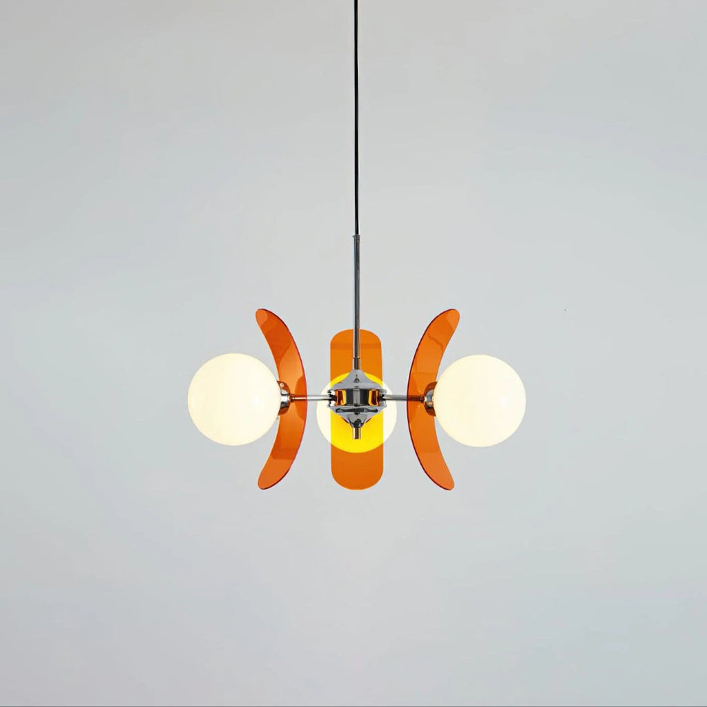 Mid-Century Glass Pendant Light