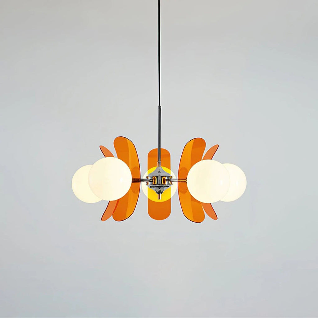 Mid-Century Glass Pendant Light
