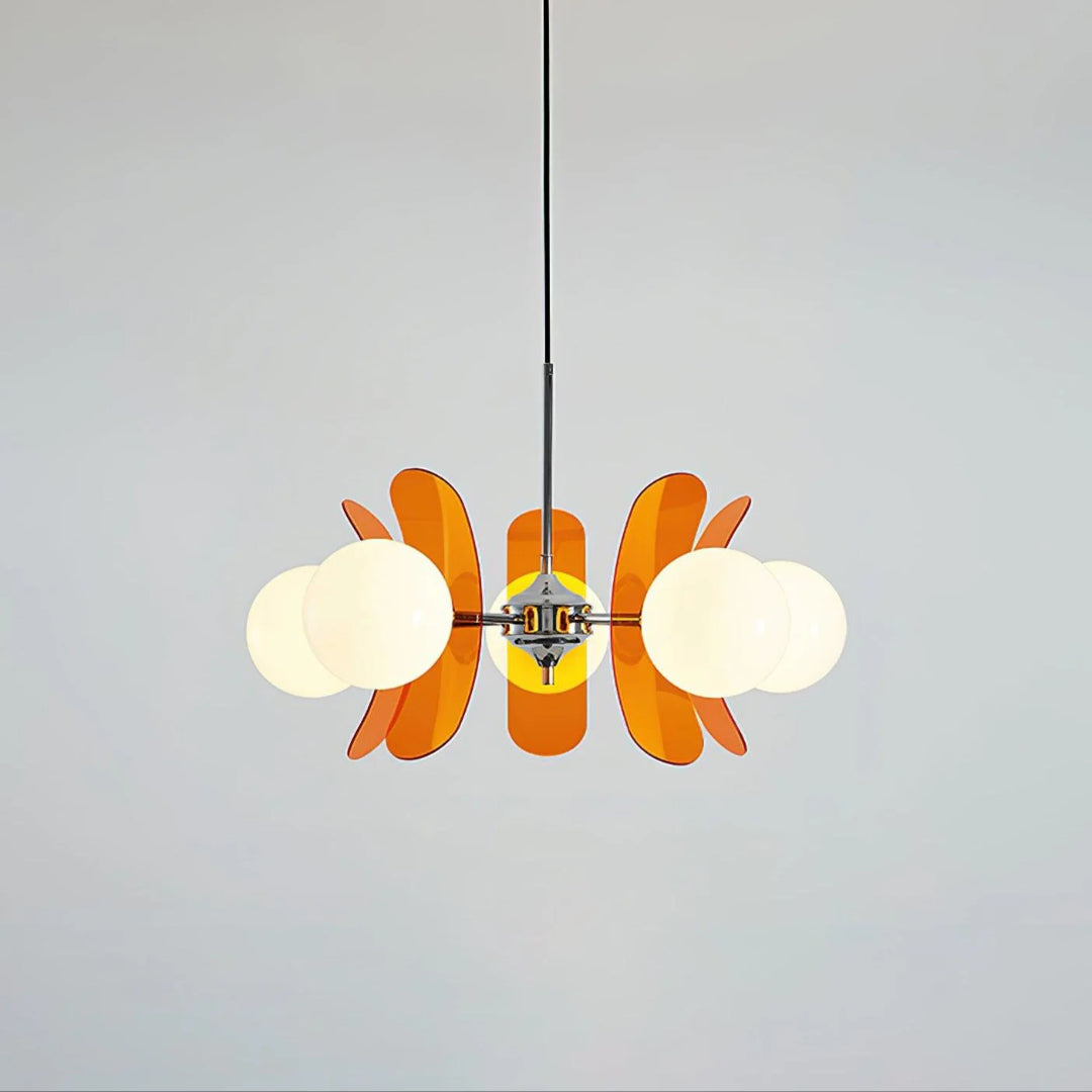 Mid-Century Glass Pendant Light