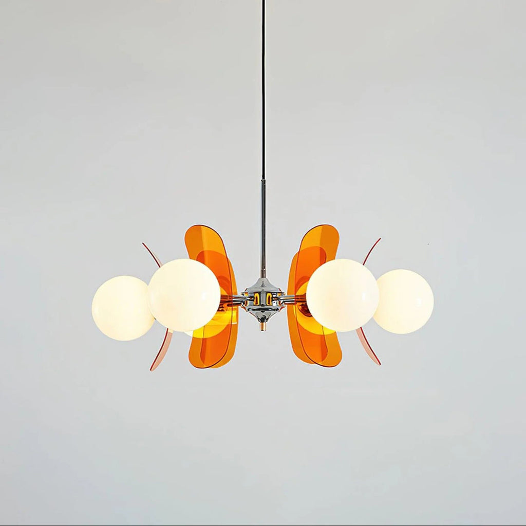 Mid-Century Glass Pendant Light