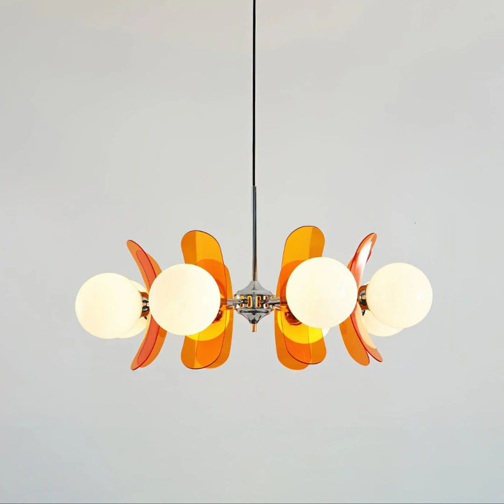Mid-Century Glass Pendant Light