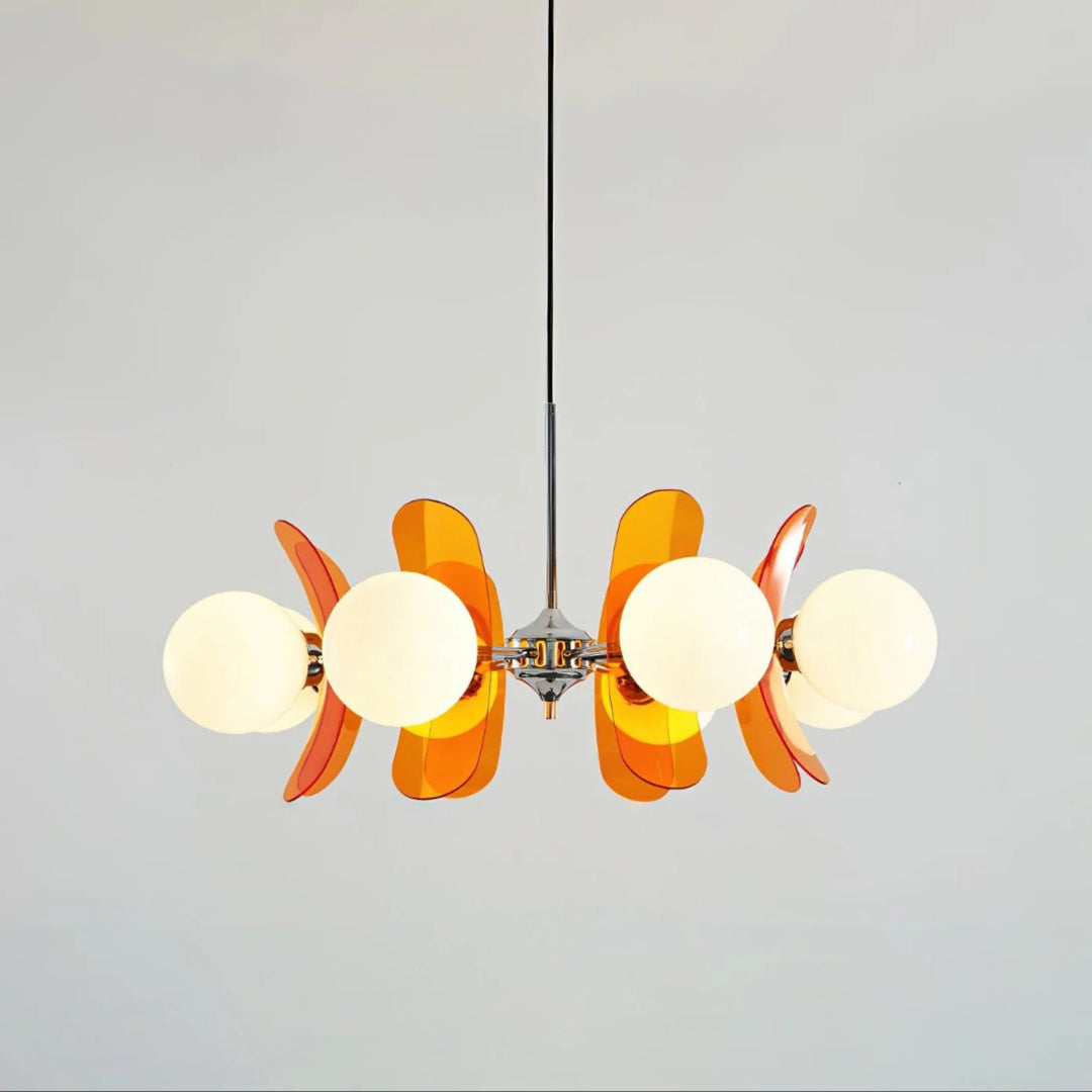 Mid-Century Glass Pendant Light