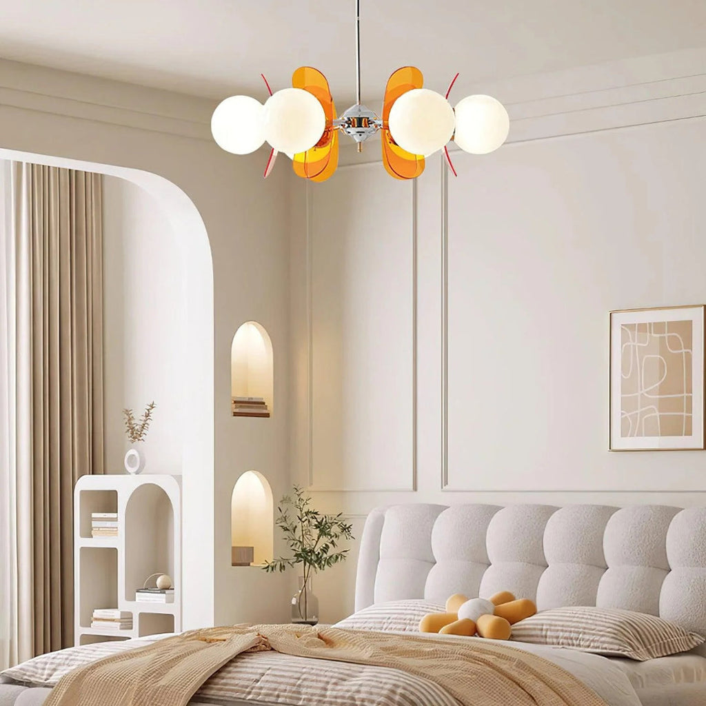 Mid-Century Glass Pendant Light