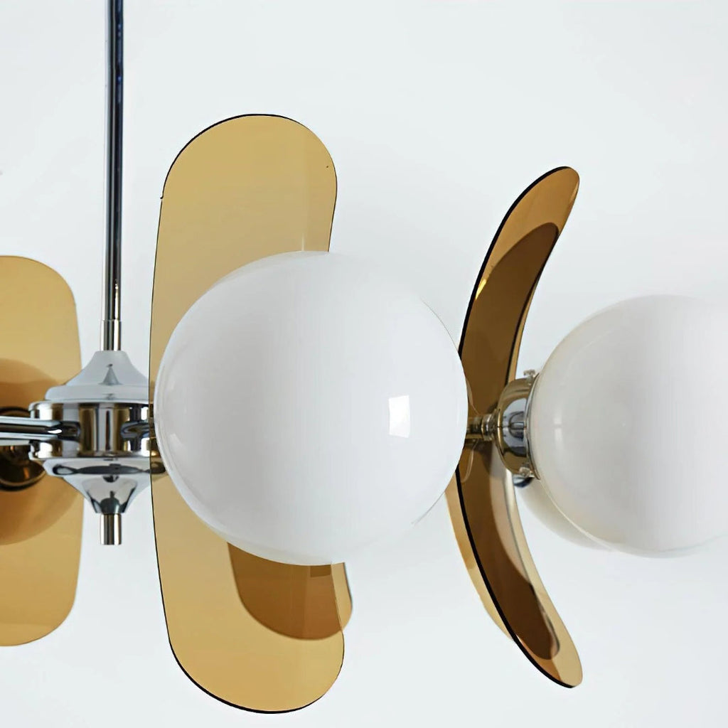 Mid-Century Glass Pendant Light