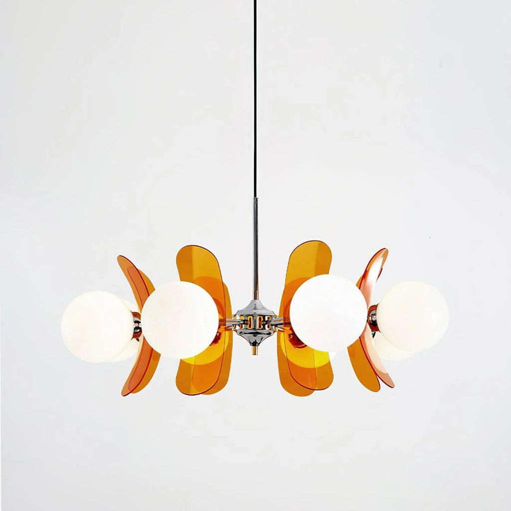 Mid-Century Glass Pendant Light