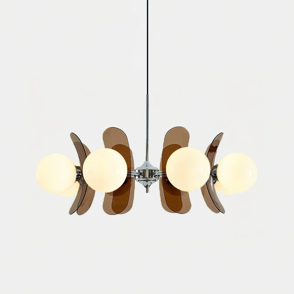 Mid-Century Glass Pendant Light