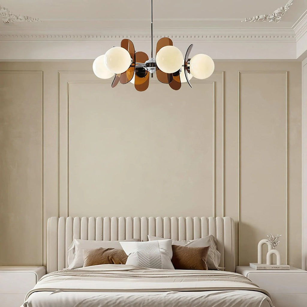 Mid-Century Glass Pendant Light