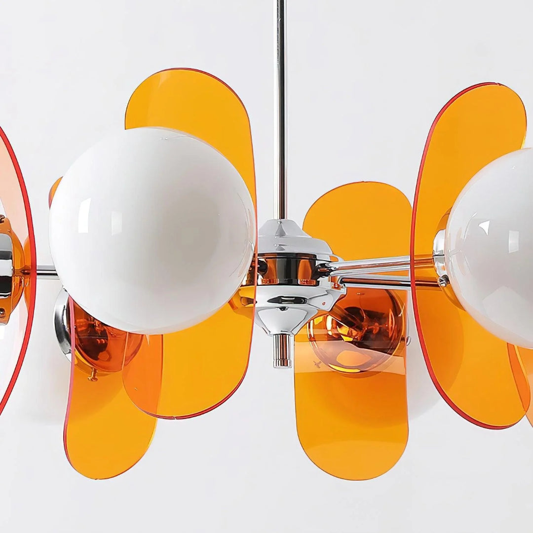 Mid-Century Glass Pendant Light