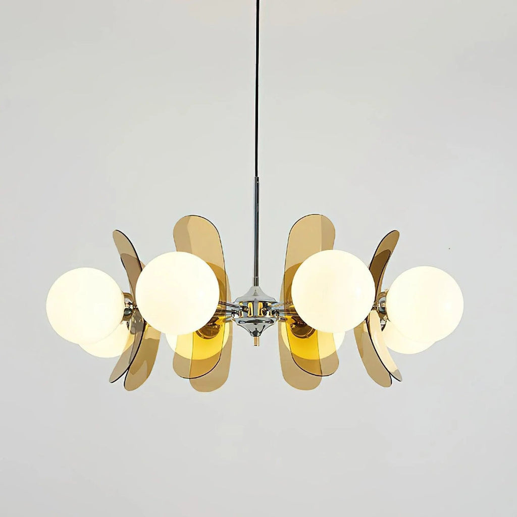 Mid-Century Glass Pendant Light