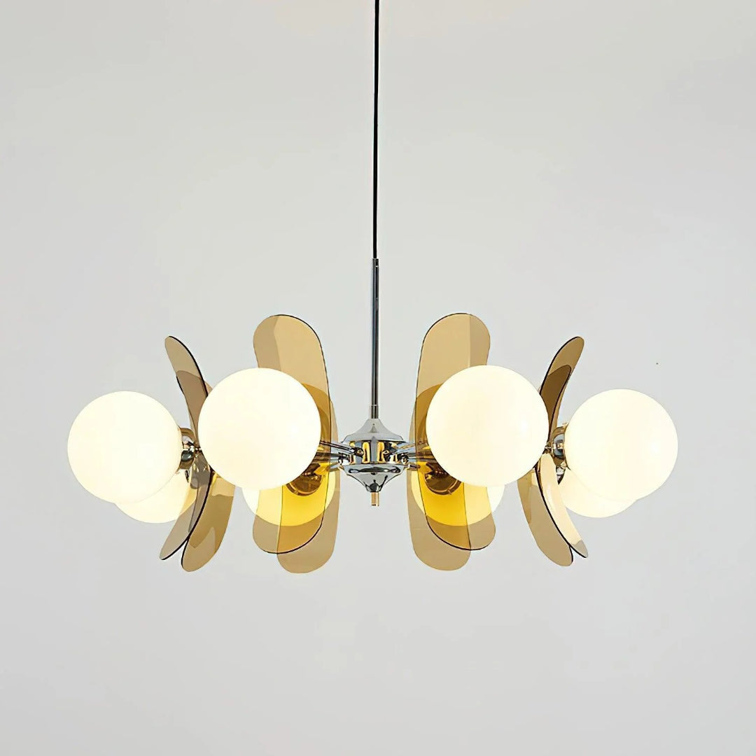 Mid-Century Glass Pendant Light