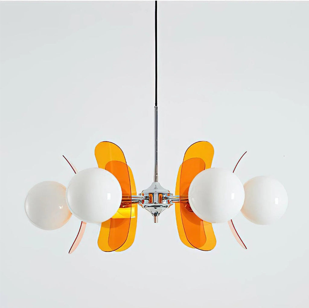Mid-Century Glass Pendant Light