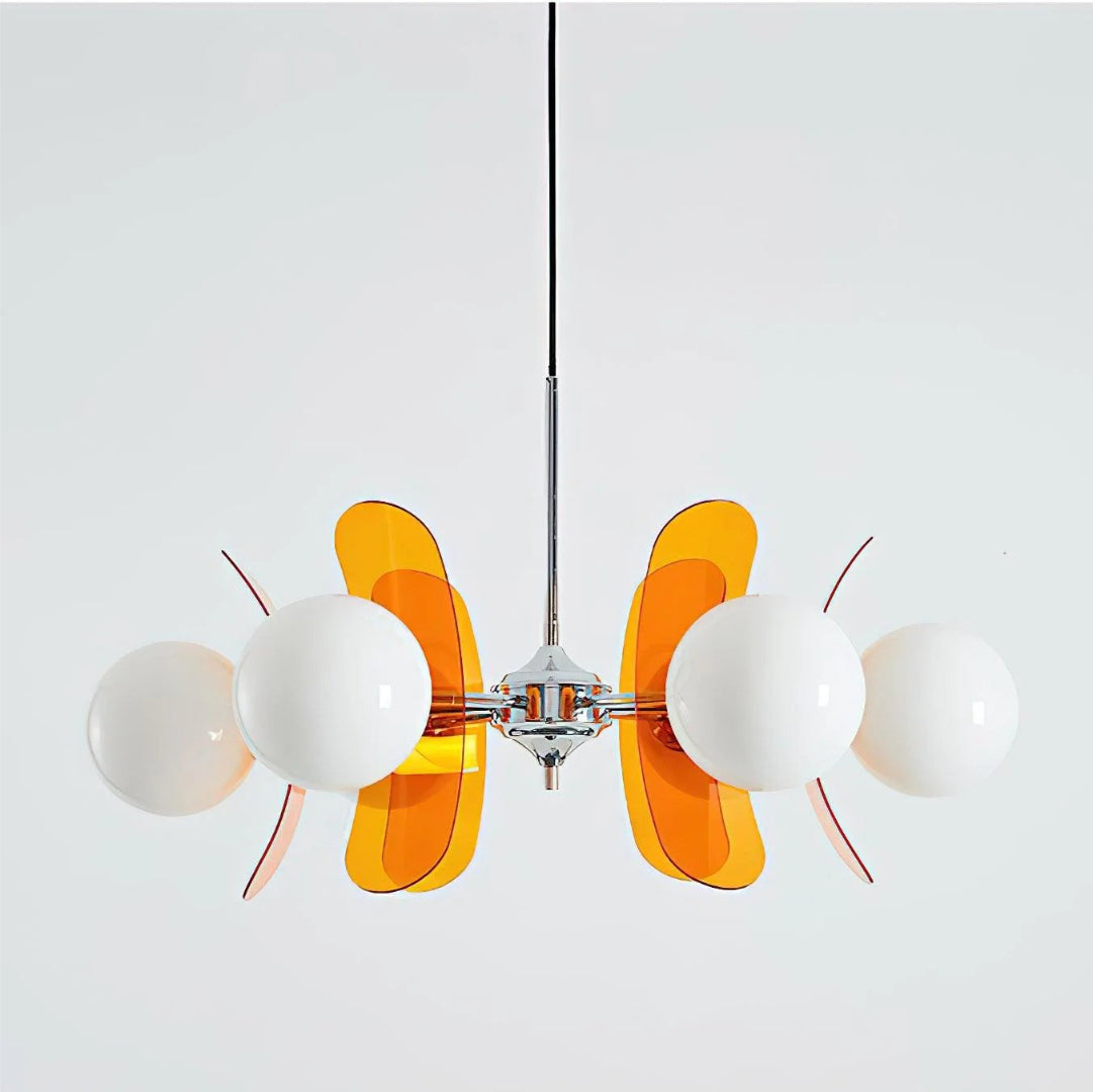 Mid-Century Glass Pendant Light