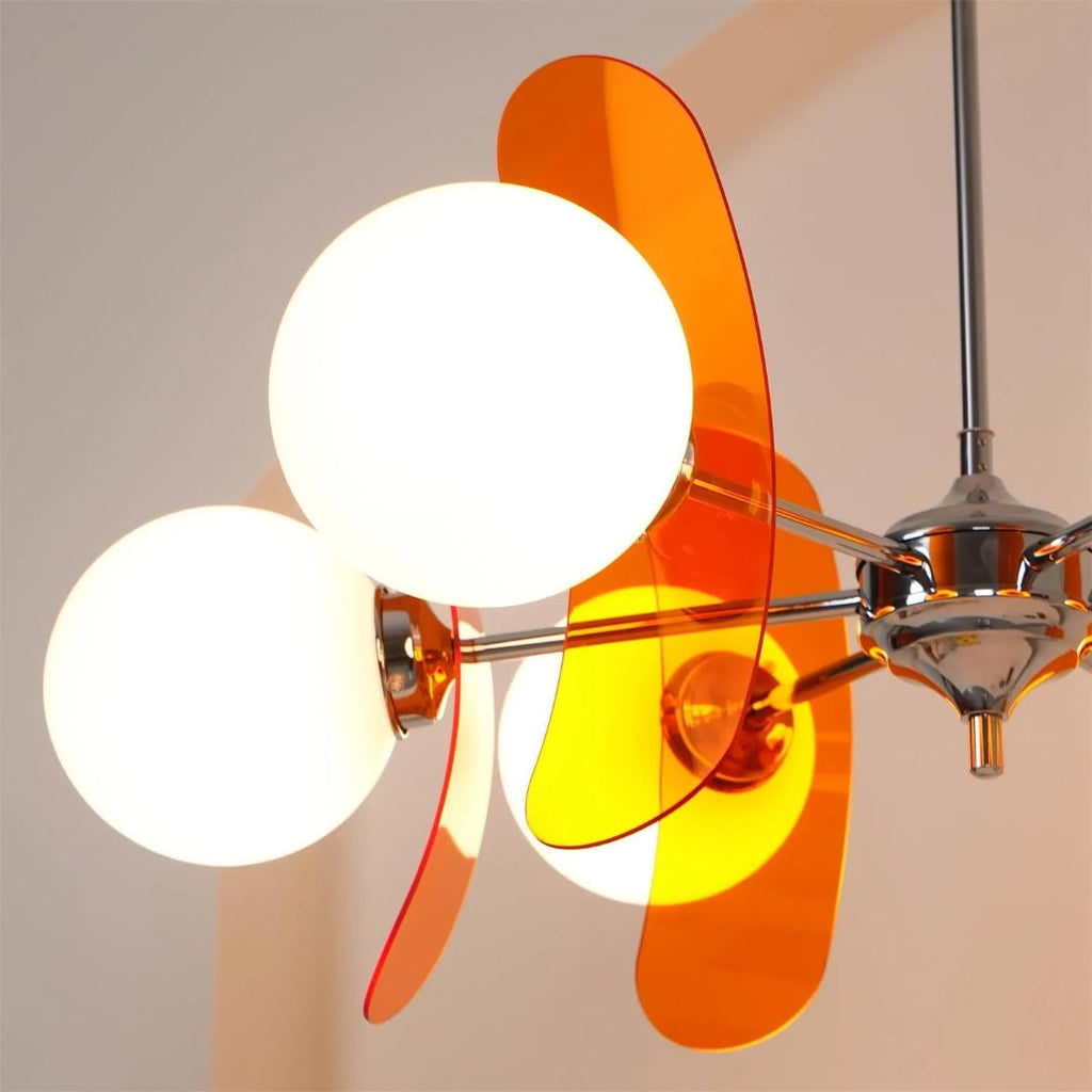 Mid-Century Glass Pendant Light