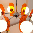 Mid-Century Glass Pendant Light