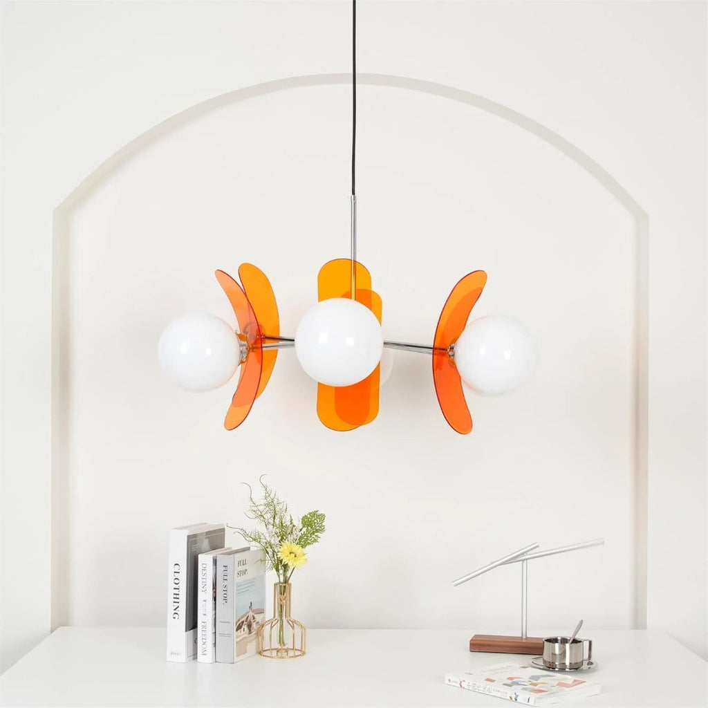Mid-Century Glass Pendant Light