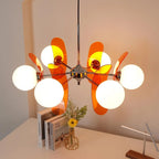 Mid-Century Glass Pendant Light
