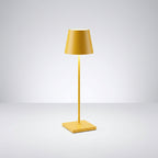 LED Table Lamp Aluminum Rechargeable Cordless Design | 12-Hour Battery Life | Dimmable Modern Portable Lighting Solution