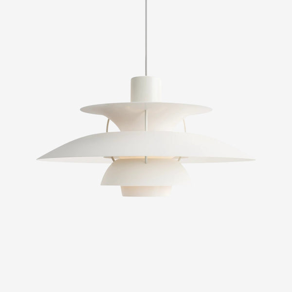 Layered Pendant Lamp – Danish Scandinavian Tiered Shade Design