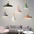 Scandinavian Wooden Pendant Light