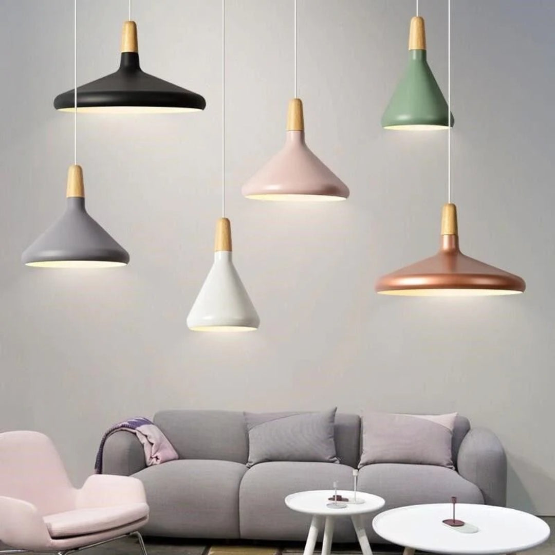 Scandinavian Wooden Pendant Light
