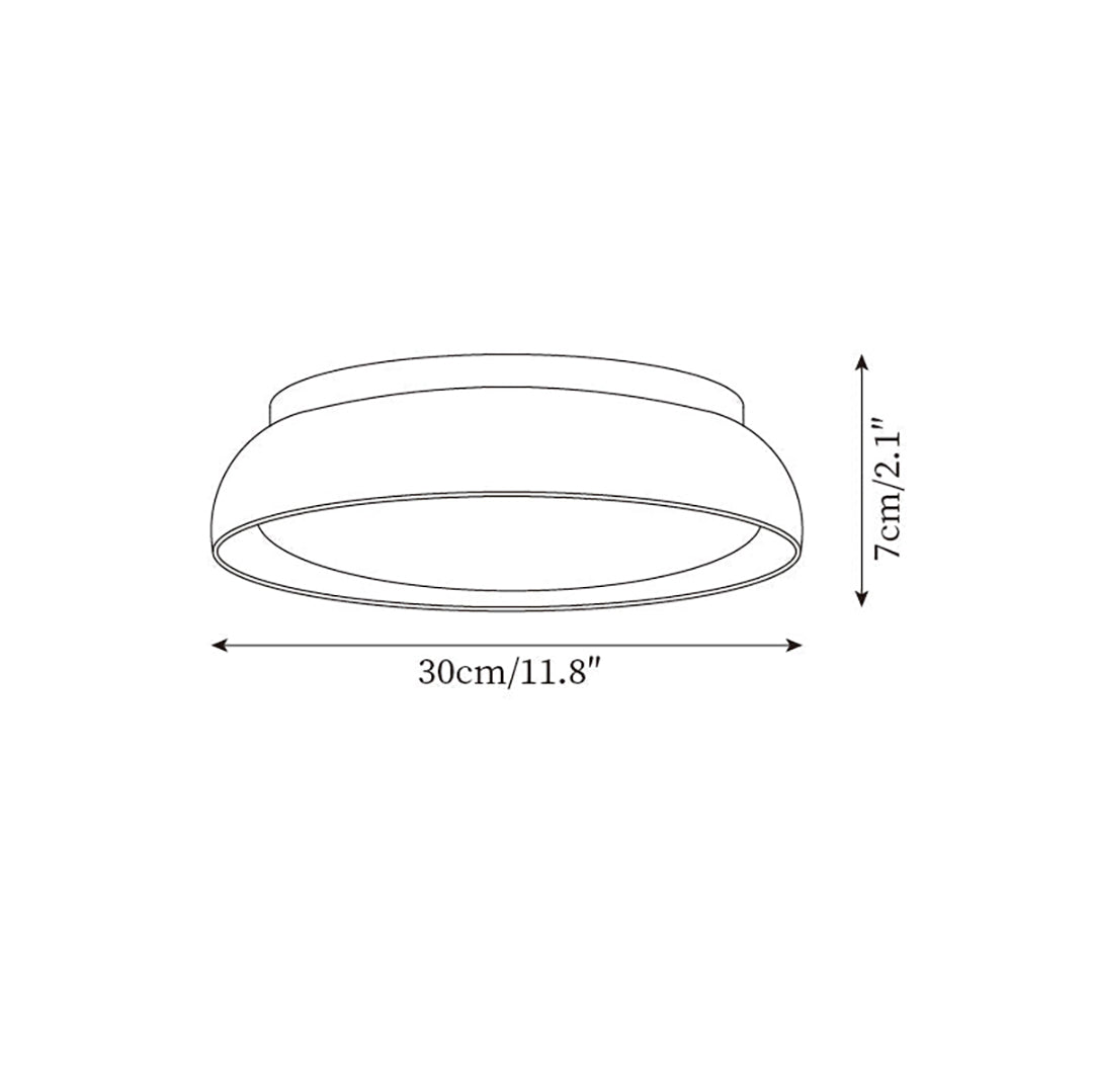 Minimalist Ceiling Lamp – Natural Finish Warm Interior Accent Design