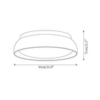 Minimalist Ceiling Lamp – Natural Finish Warm Interior Accent Design