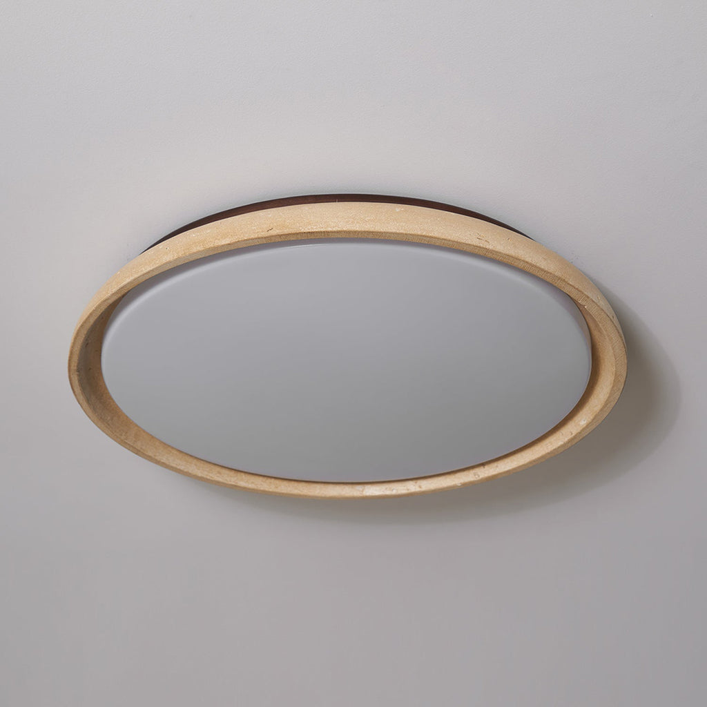 Minimalist Ceiling Lamp – Natural Finish Warm Interior Accent Design