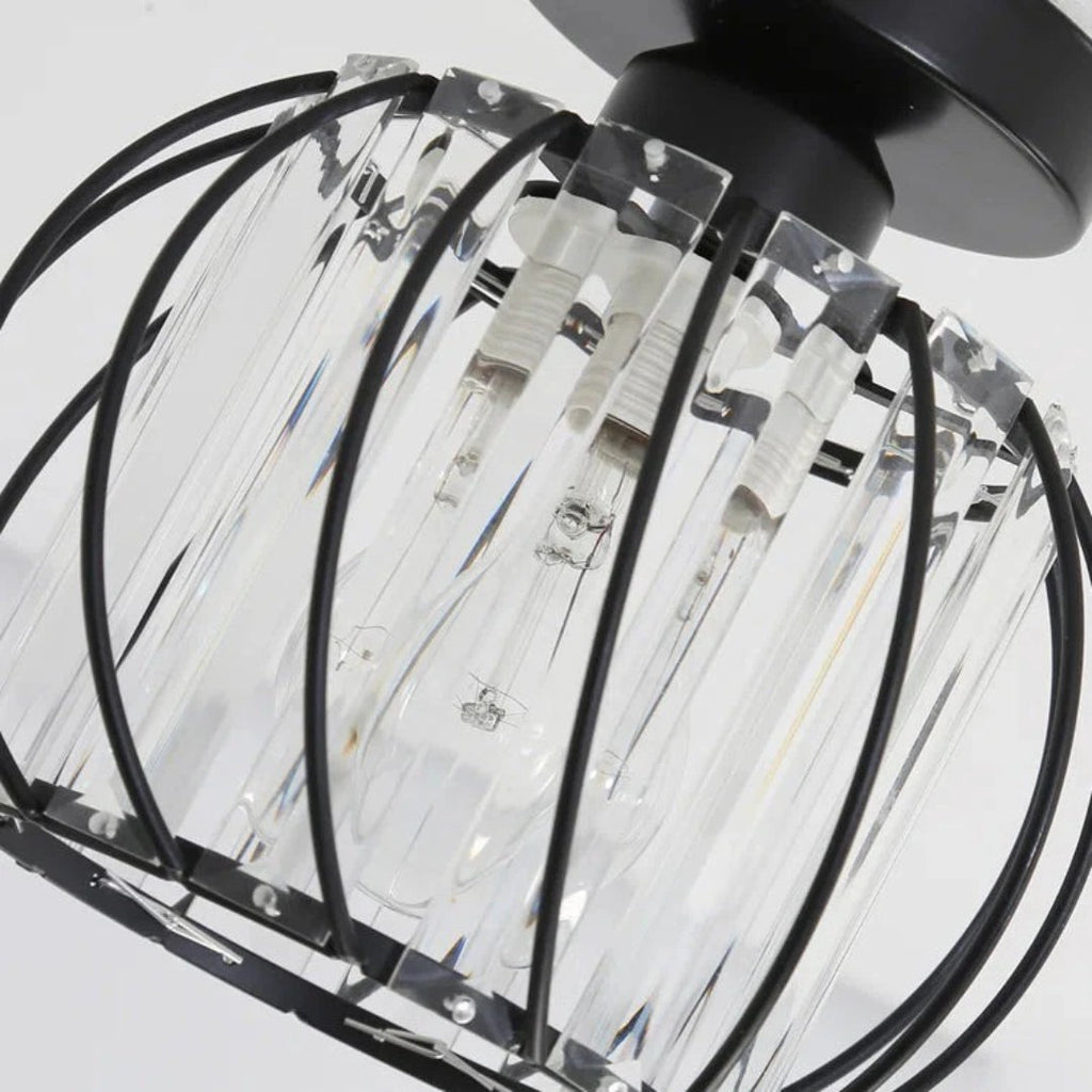Vintage Crystal Ceiling Light