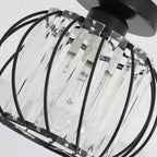 Vintage Crystal Ceiling Light