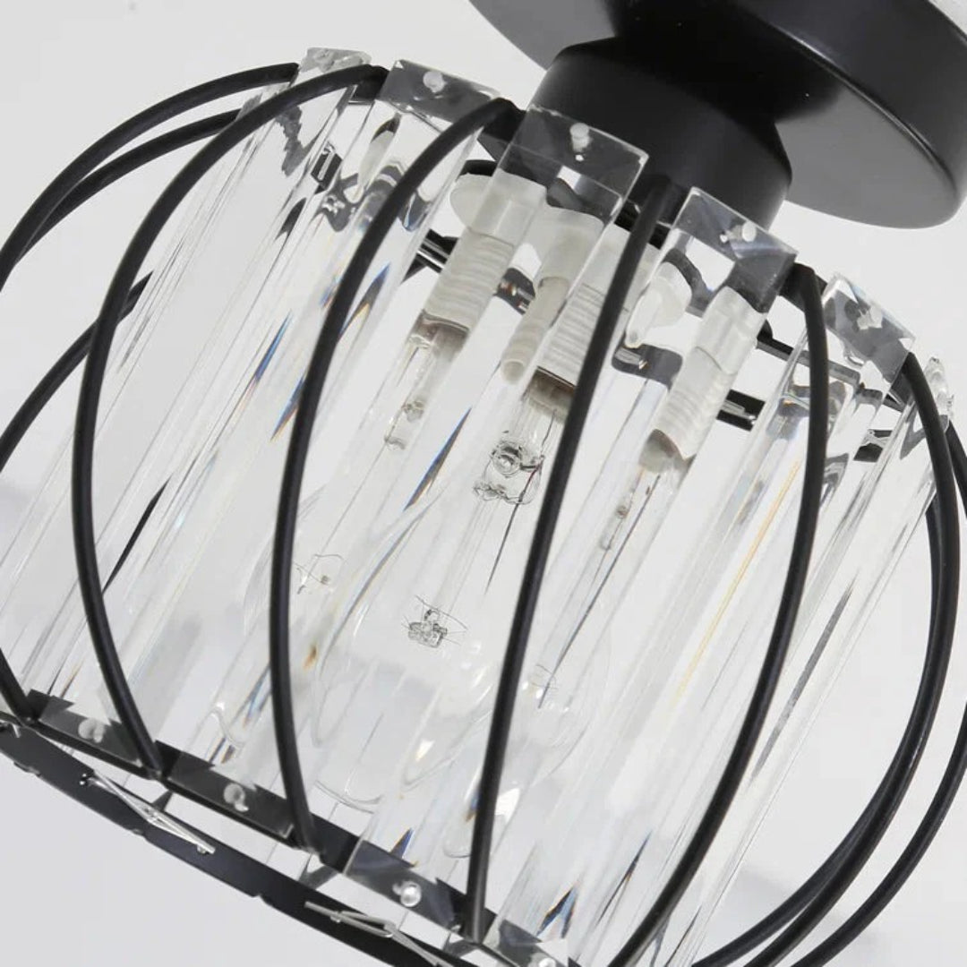 Vintage Crystal Ceiling Light