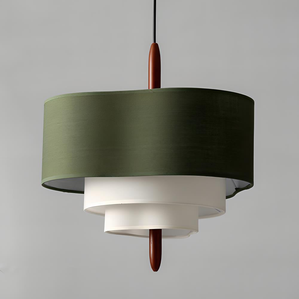 Ophel Lampe Suspendue en Tissu Vert - Neutralighting
