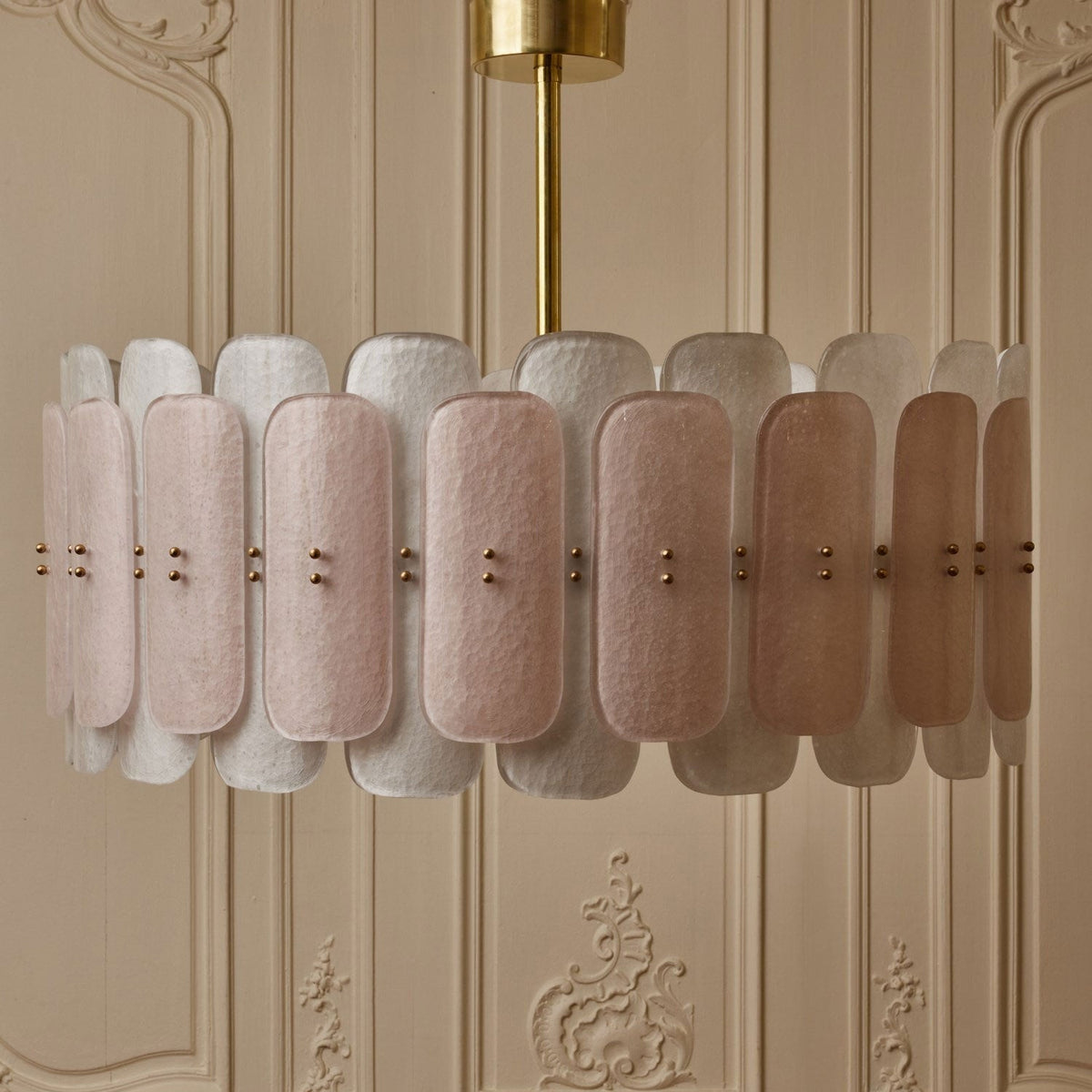 Rosalinne Petal Chandelier-Neutral Decor