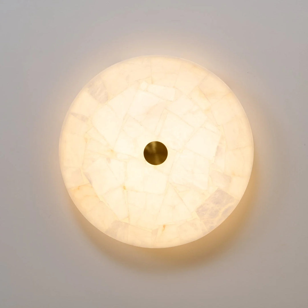Minimalist Marble Round Ceiling Light